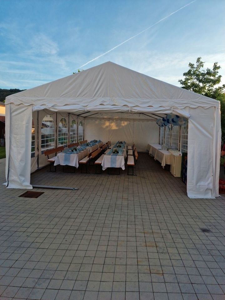 Partyzelt Pavillon 6×10 m Großes Zelt mieten bei LLS Mietpark – 2