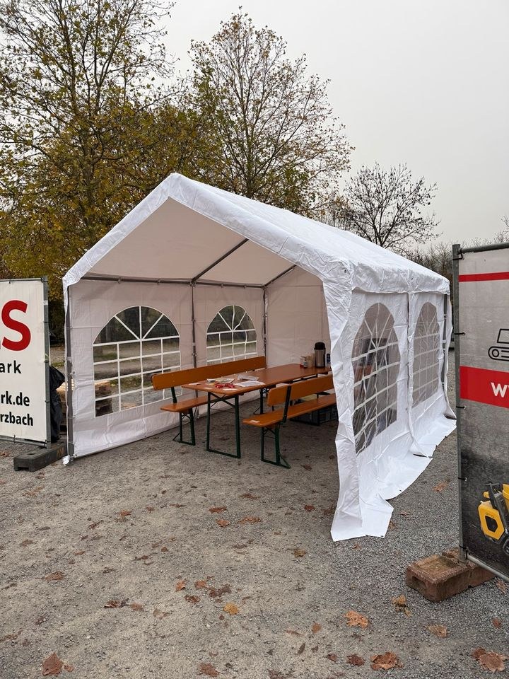Partyzelt Pavillon 3×4 m Zelt mieten bei LLS Mietpark – 3