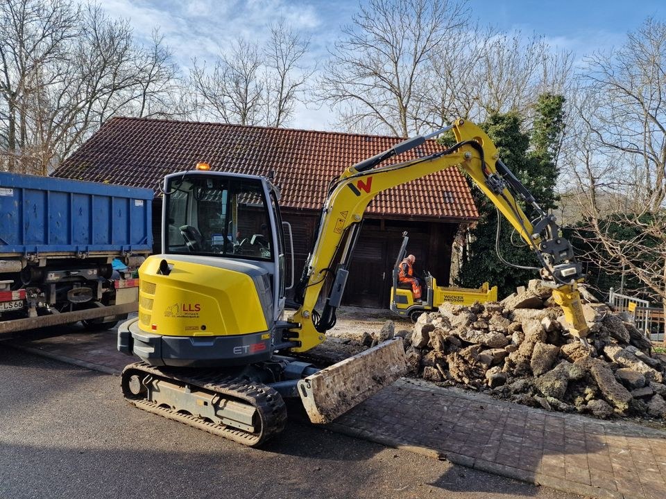 Raupenbagger ET35 3,5 t inkl Löffelpaket mieten bei LLS Mietpark – 3