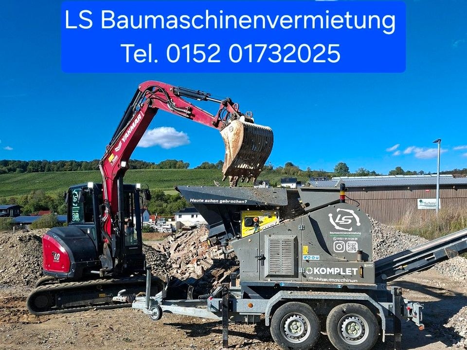 **Minibackenbrecher Brecher KOMPLET KJC 503 mieten in Krautheim