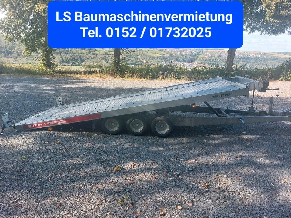 **Autotransporter 5m Anhänger unschlagbar mieten in Krautheim