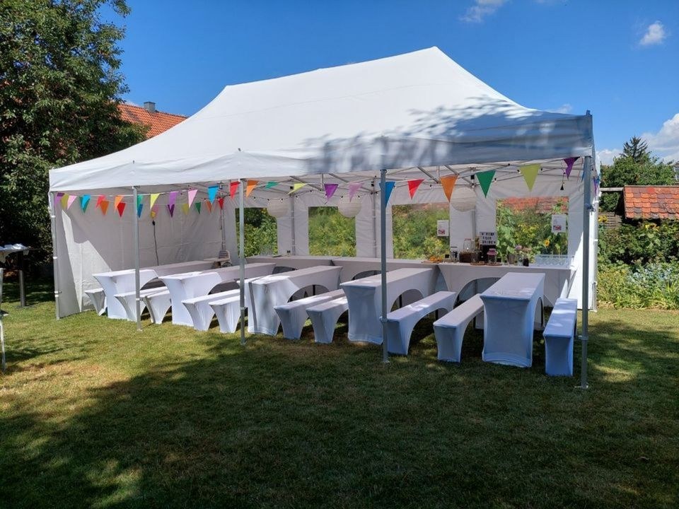 Festzelt Pavillon Partyzelt 4x8m mieten in Dillingen (Donau) – 2