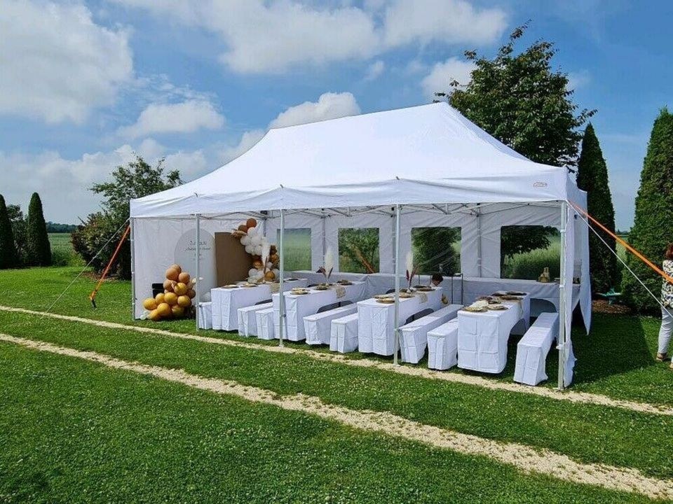 Festzelt Pavillon Partyzelt 4x8m mieten in Dillingen (Donau)