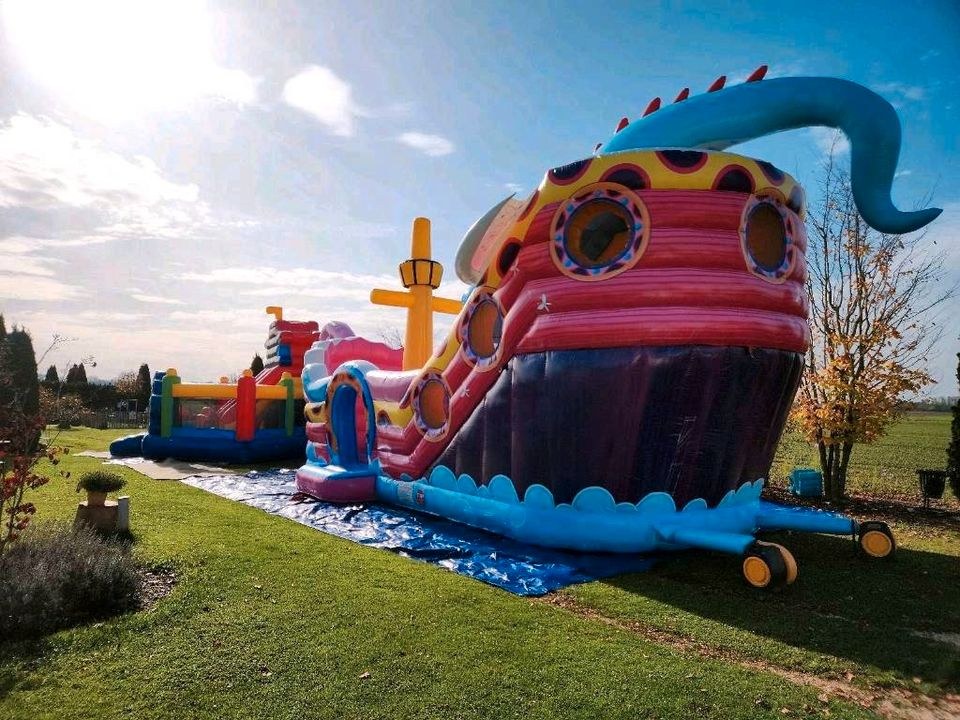 Große Hüpfburg Drachenschiff mieten in Dillingen (Donau) – 4