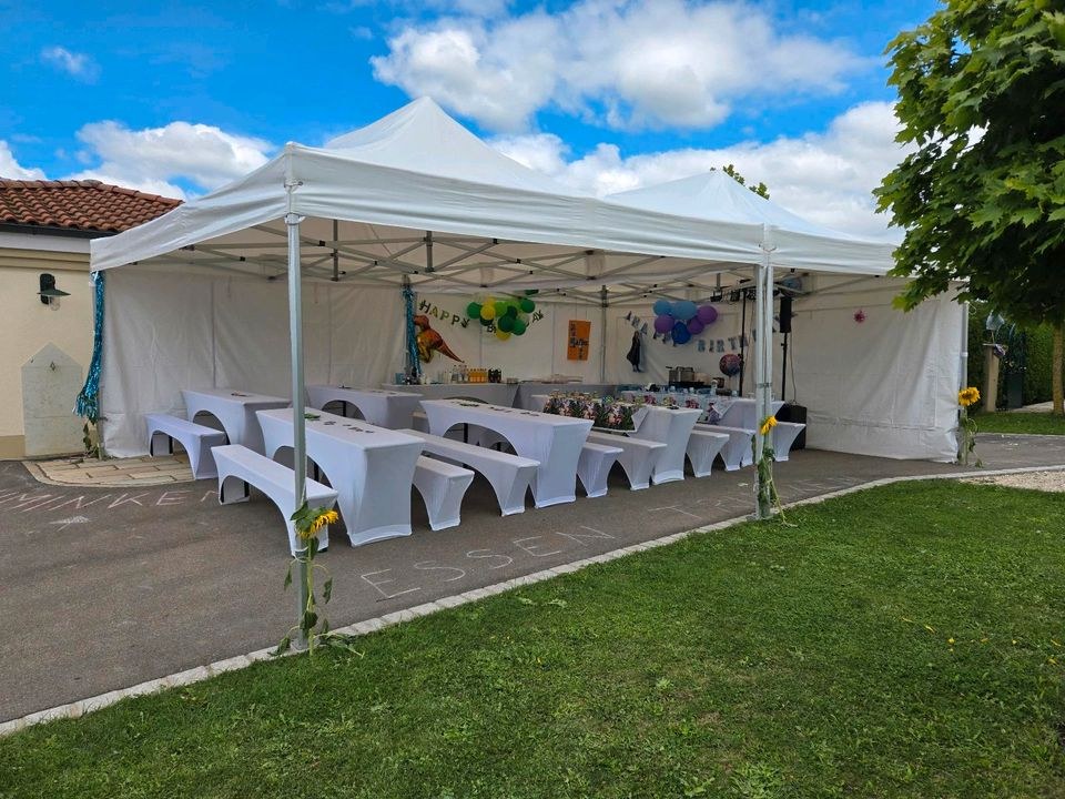 Festzelt Pavillon Partyzelt 6x8m mieten in Dillingen (Donau)