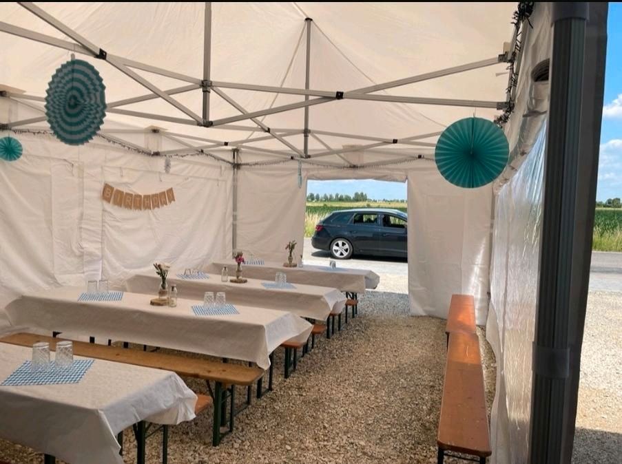 Festzelt Pavillon Partyzelt 4x6m mieten in Dillingen (Donau) – 2