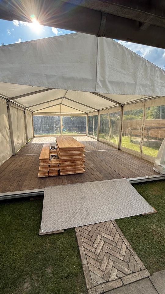 Zelt 5x6 5x12 Meter Boden mieten bei M&M Event – 3