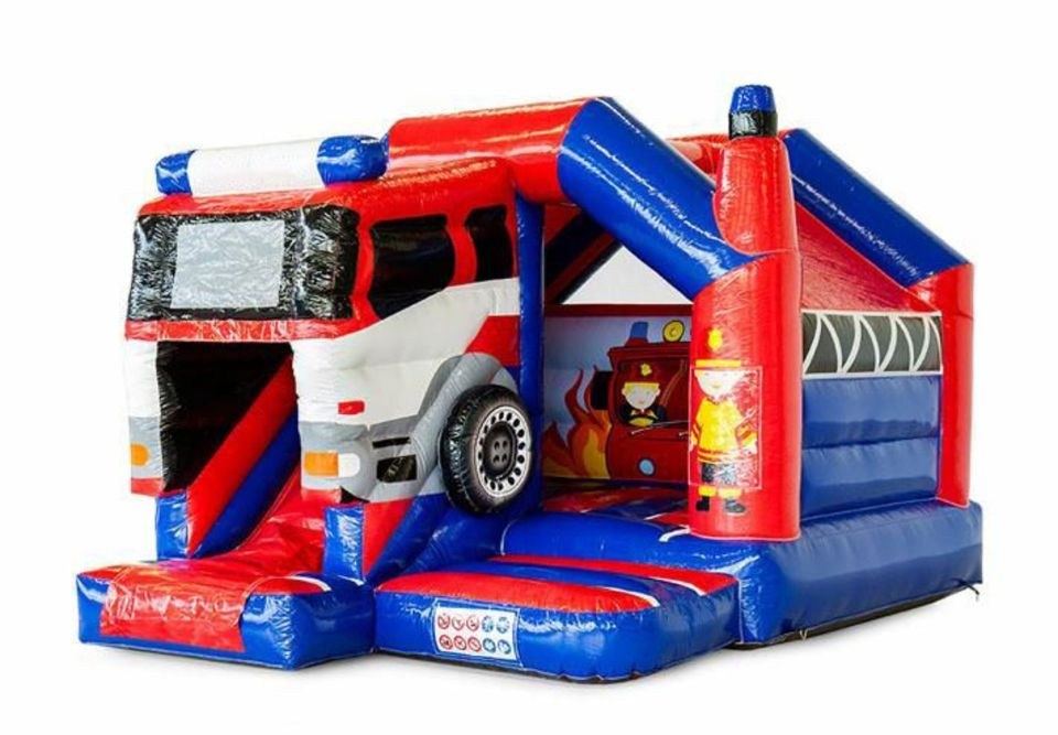 Hüpfburg Slide Combo Feuerwehr mieten bei M&M Event – 3