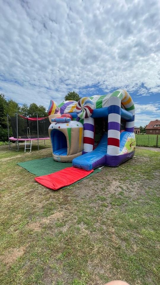 Hüpfburg Candyland mieten bei M&M Event – Hüpfspaß für jede Feier