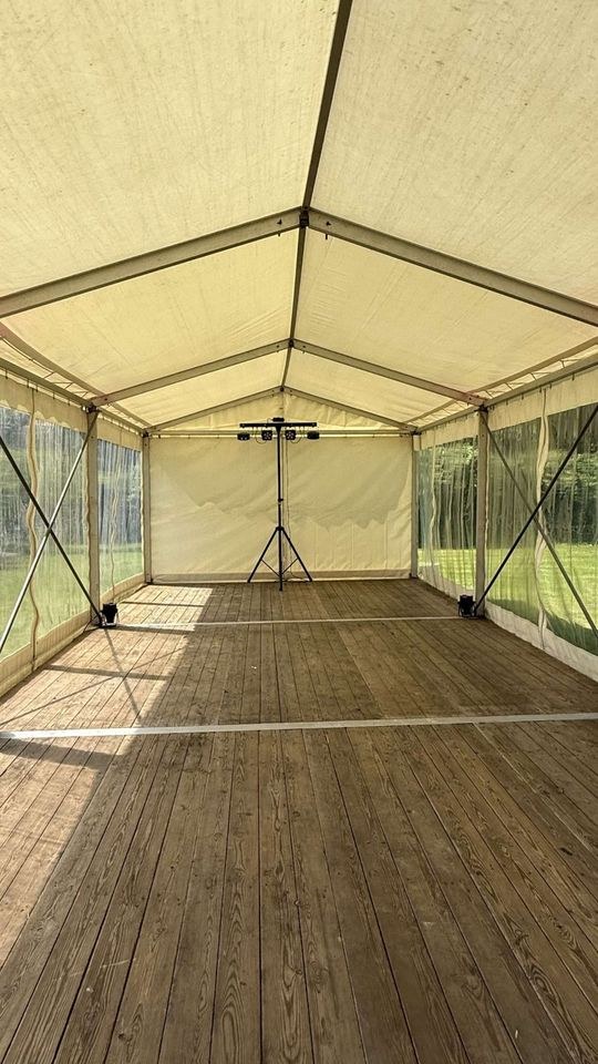 Zelt 4x6 4x15 Meter Boden mieten bei M&M Event – 2