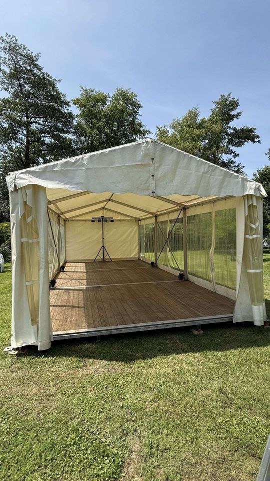Zelt 4x6 4x15 Meter Boden mieten bei M&M Event – 3