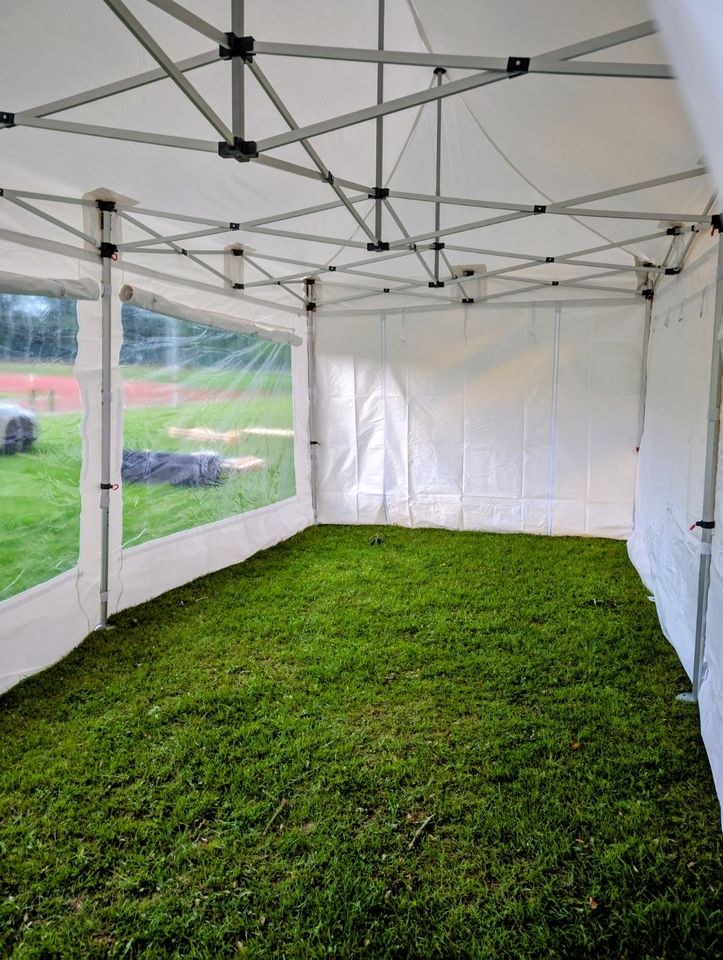 Faltpavillons Zelte 3x6m Profiqualität 4 Seiten mieten bei M&M Event – 3