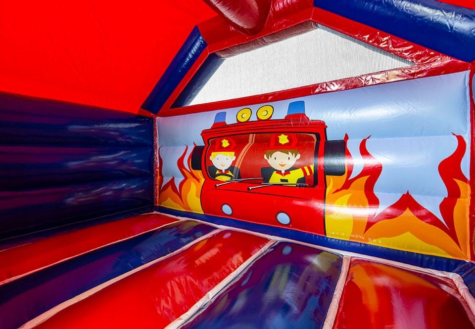 Hüpfburg Slide Combo Feuerwehr mieten bei M&M Event – 4
