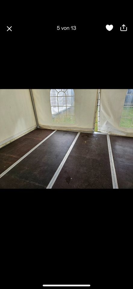 Pagode Zelt Pavillon 5x5m Boden mieten in Fürstenau – für jedes Wetter – 2