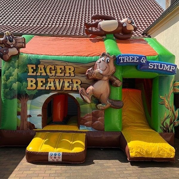 Hüpfburg Biber Multiplay mieten in Herzberg/Elster