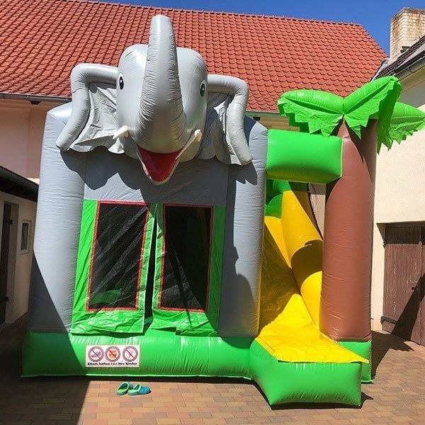 Hüpfburg Elefant Rutsche mieten in Herzberg/Elster