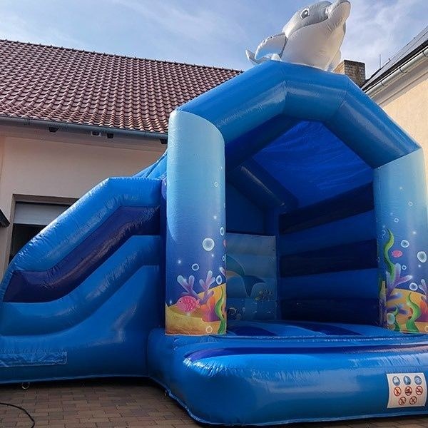 Hüpfburg Lustiger Delfin mieten in Herzberg/Elster