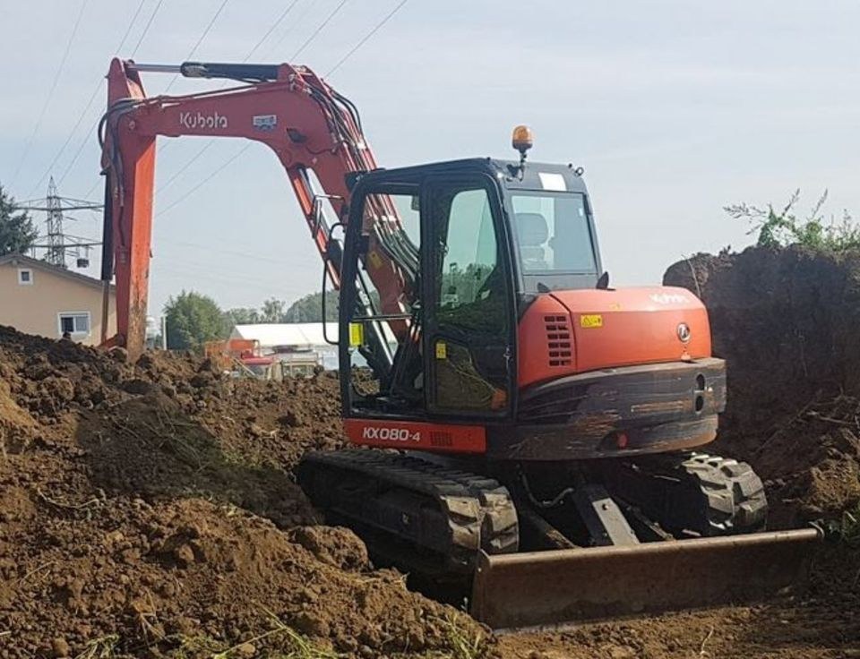 Bagger Kubota 8,5t mieten bei Mann Baumaschinen Rechtsform – 2