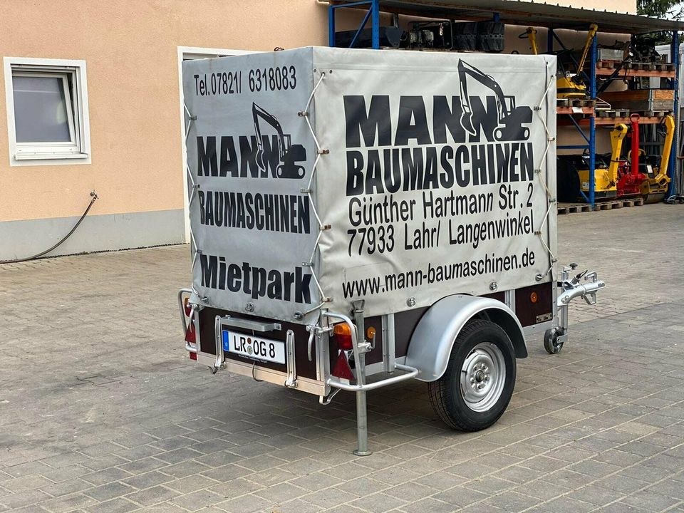 Anhänger offener Kasten mieten bei Mann Baumaschinen Rechtsform – 4