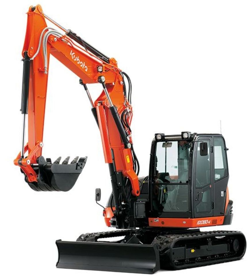 Bagger Kubota 8,5t mieten bei Mann Baumaschinen Rechtsform