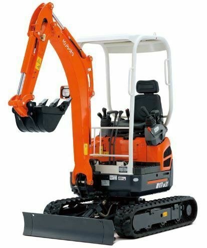 einen 1,6 t Minibagger mieten bei Mann Baumaschinen Rechtsform