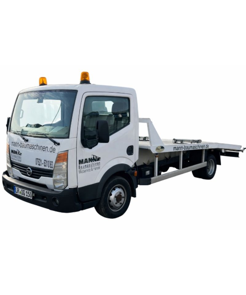 Abschleppwagen Nissan Cabstar mieten bei Mann Baumaschinen Rechtsform