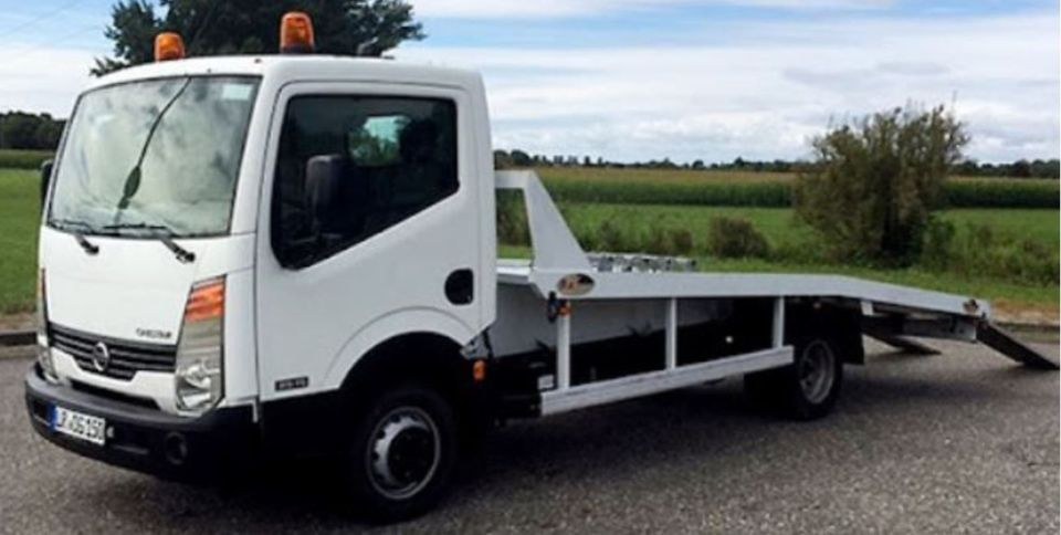 Abschleppwagen Nissan Cabstar mieten bei Mann Baumaschinen Rechtsform – 2