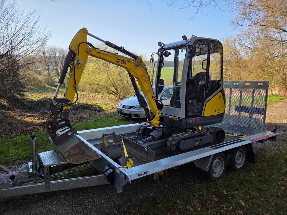 1,6 T Minibagger mieten in Gevelsberg