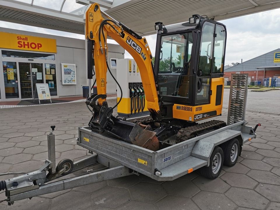 Minibagger JCB 19C1 mieten in Everingen – 2