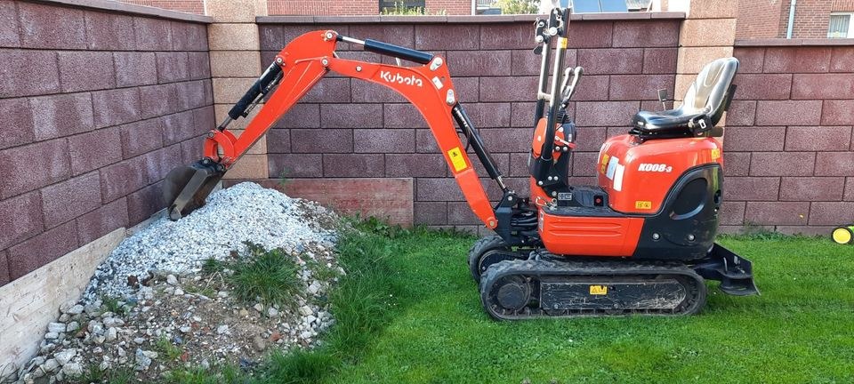 Kubota K008 3 Minibagger mieten bei Maschinenverleih Esser – 2
