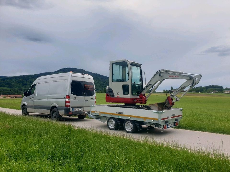 Minibagger 2T Takeuchi TB 219 mieten in Anger – 4