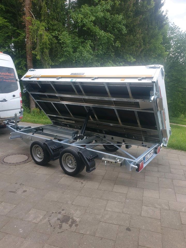 PKW Anhänger Eduard 3 Seitenkipper 3T mieten in Anger – 2