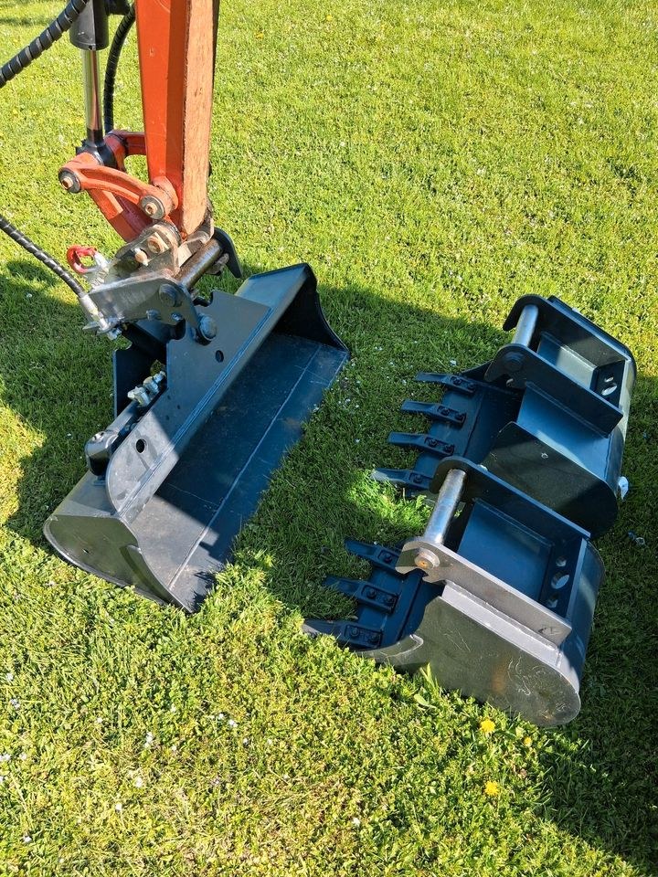 Minibagger 1,6T Kubota KX 016 4 mieten in Anger – 4