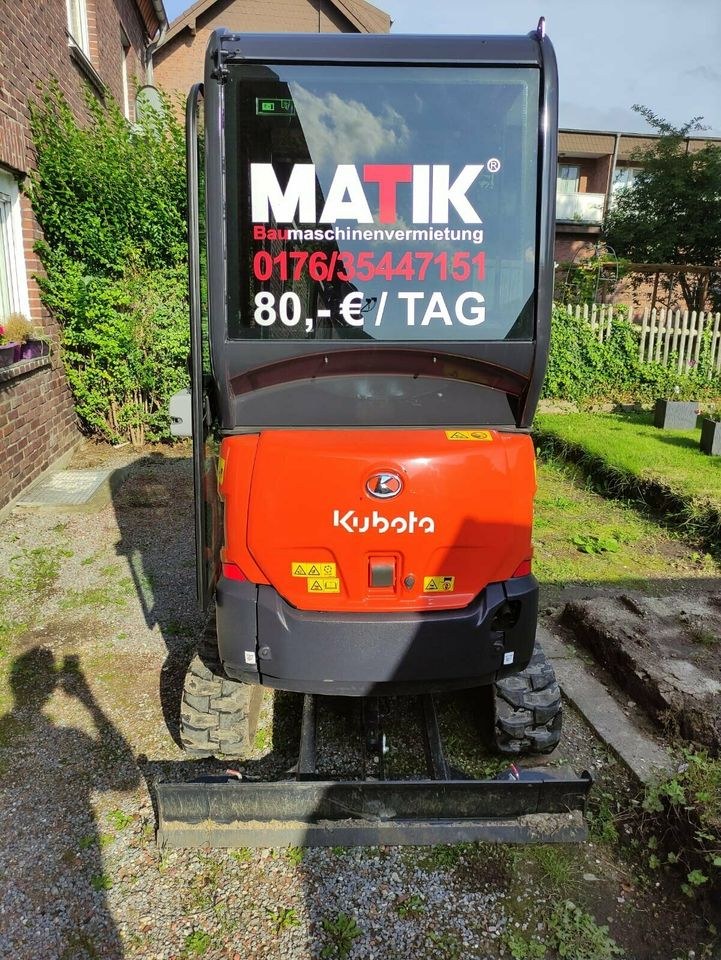 Minibagger Bagger Aachen mieten bei KVK Matik – 2