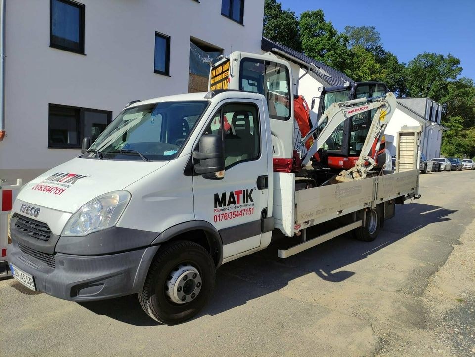 Minibagger Bagger Aachen mieten bei KVK Matik – 3