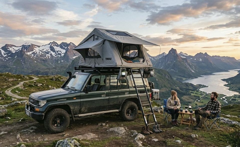 Thule Dachzelt Kukenam 3 Personen mieten bei MC Handel & Verleih