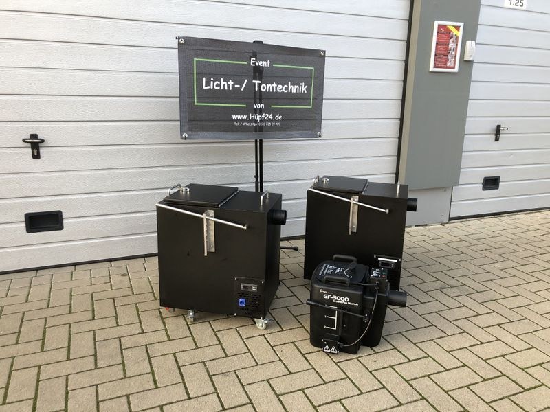 Trockeneis Bodennebelmaschine Bodennebel mieten bei hüpf24 – 3