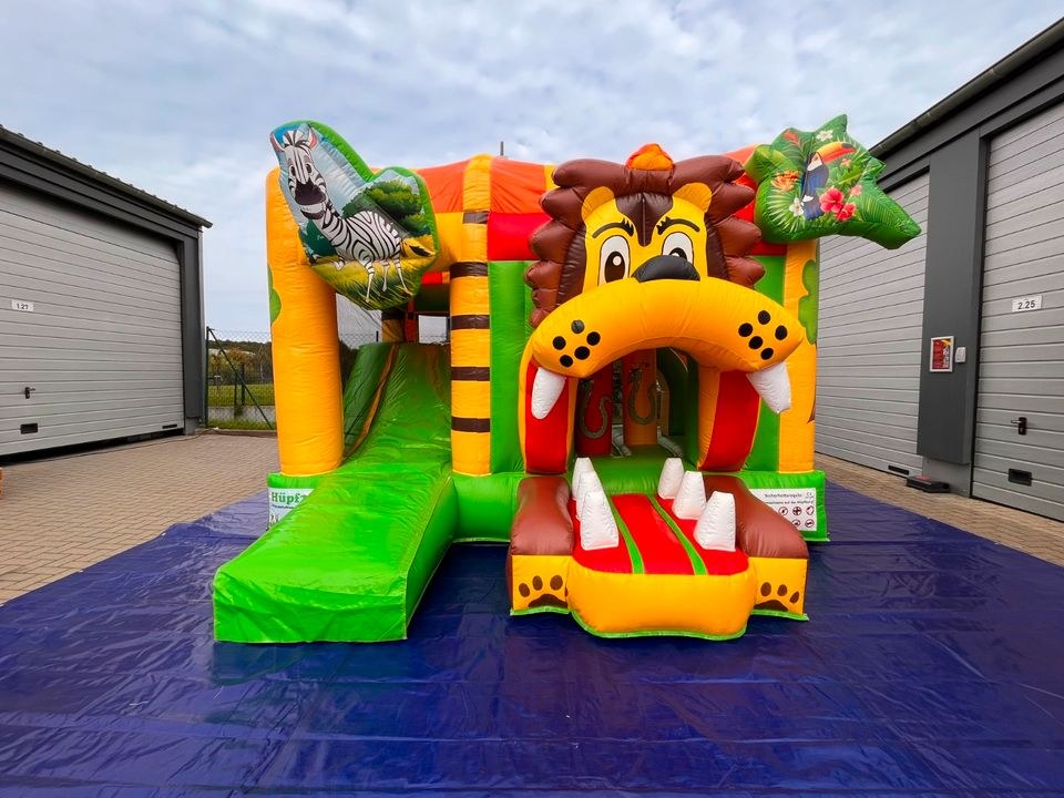 Safari Hüpfburg Playcenter Rutsche mieten bei hüpf24