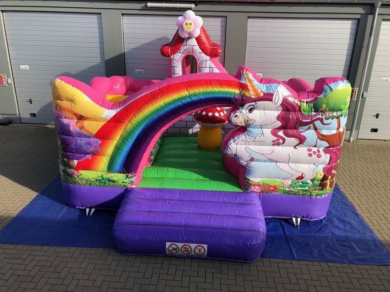 Einhorn Playcenter Hüpfburg Kindergeburtstag mieten bei hüpf24 – 2