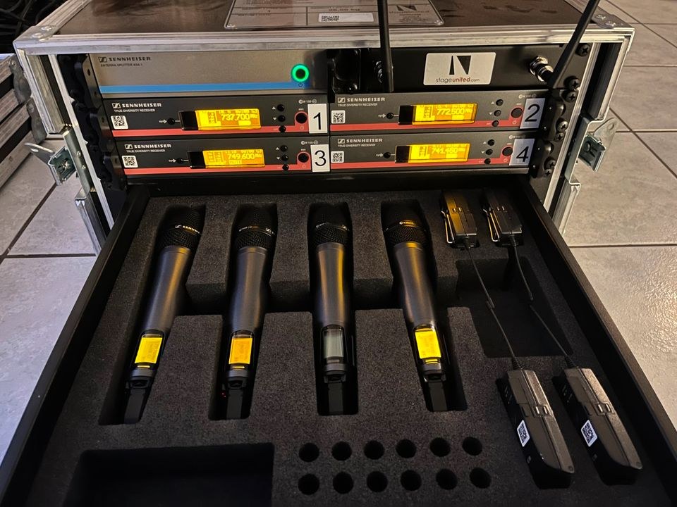 Funkmikrofon Mikrofon PA Anlage Sennheiser mieten bei hüpf24 – 4