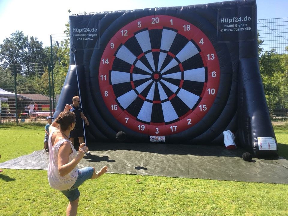 Fußballdart Soccerdart Funsport no Hüpfburg mieten bei hüpf24