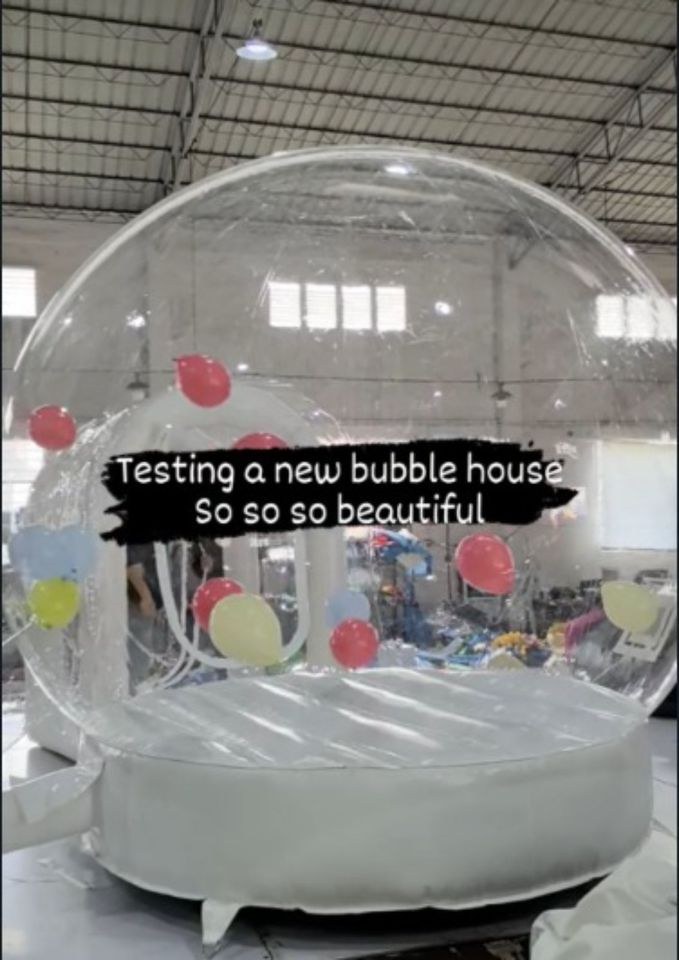 Bubblehaus Hüpfburg Bubblehouse Deko mieten bei hüpf24 – für Ihr Fest – 3