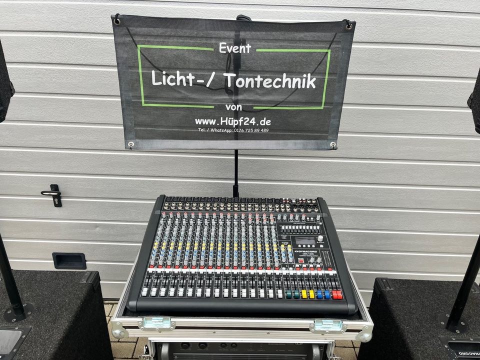 Dynacord F120 F5 XA 2600 PA Anlage Musikanlage mieten bei hüpf24 – 4