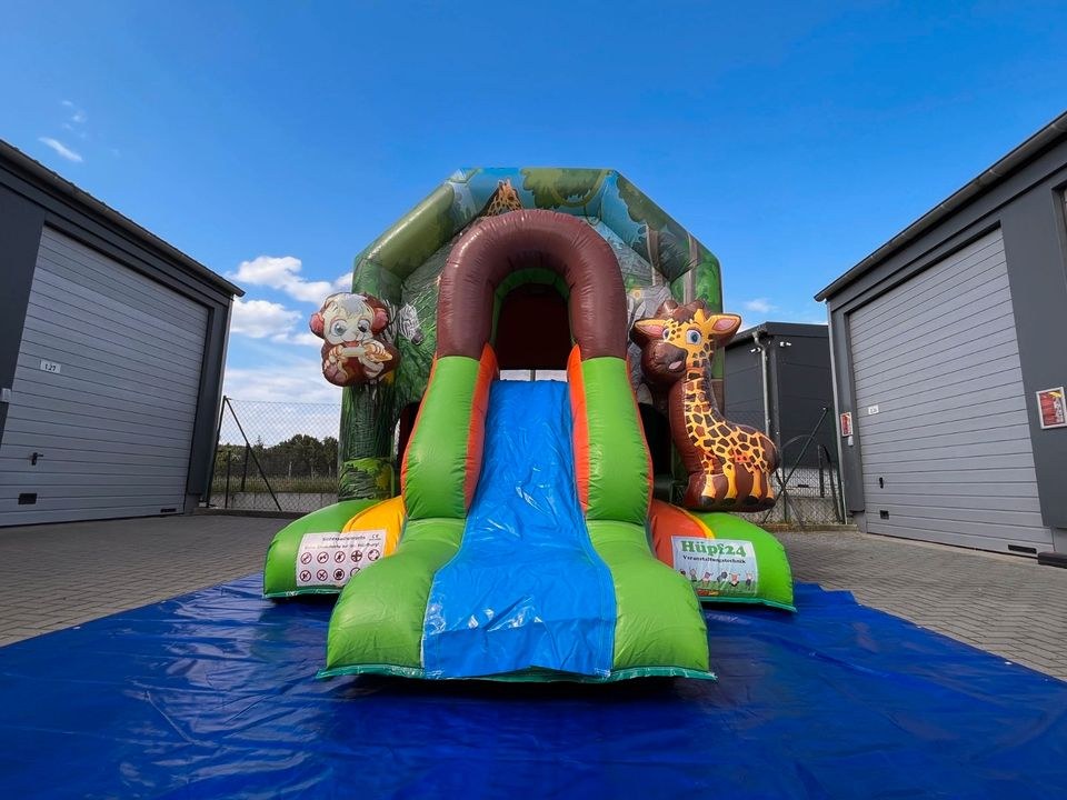 Jungle Hüpfburg Kinderparty viele Module mieten bei hüpf24 – 2