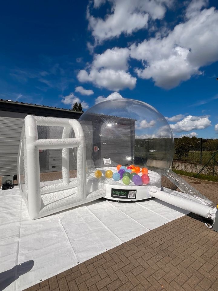 Bubblehaus Hüpfburg Bubblehouse Deko mieten bei hüpf24 – für Ihr Fest