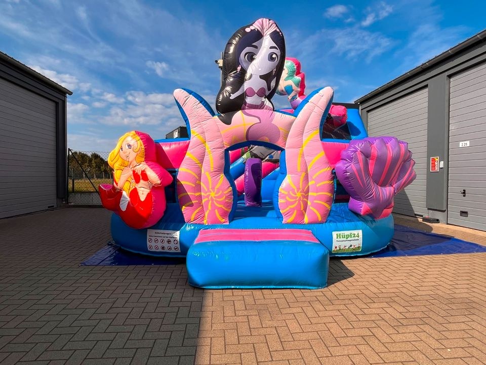 Meerjungfrau Playcenter Hüpfburg Mermaid mieten bei hüpf24