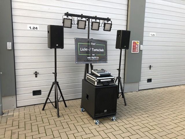 Komplettpaket Nr 2 Licht Tontechnik Musikanlage mieten bei hüpf24