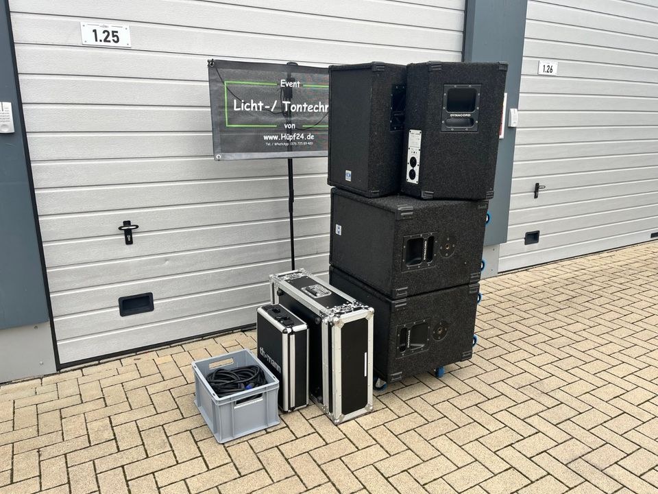 Dynacord F120 F5 XA 2600 PA Anlage Musikanlage mieten bei hüpf24 – 3