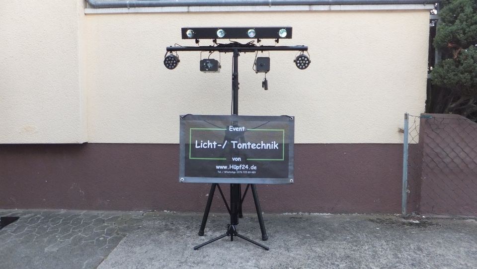 Komplettpaket 1 Musikanlage Lichttechnik PA mieten bei hüpf24 – 2