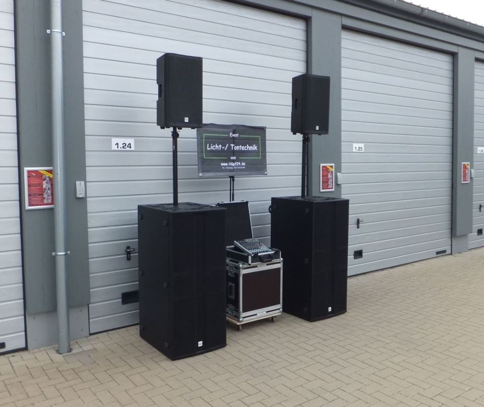 Musikanlage Gr 4 Lautsprecher Boxen PA Anlage mieten bei hüpf24 – 3